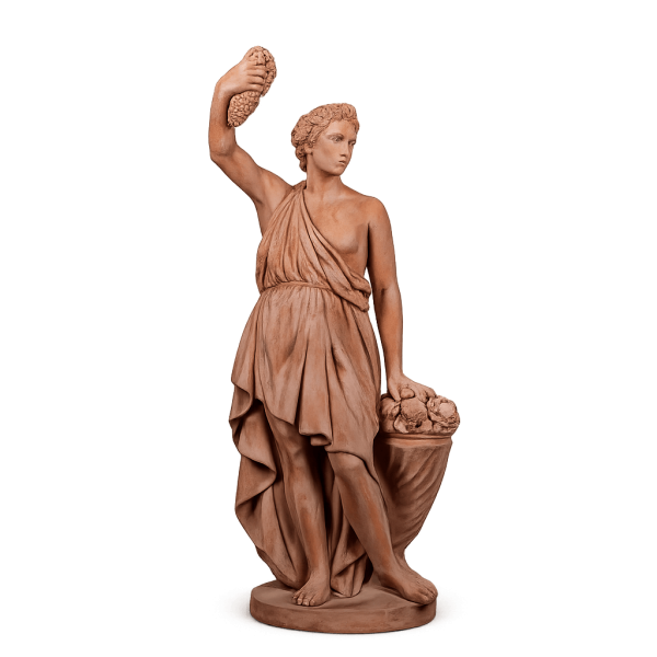 AUTUNNO – Herbst Allegorie aus Terracotta Impruneta, 150 cm, frostfest bis -30°C
